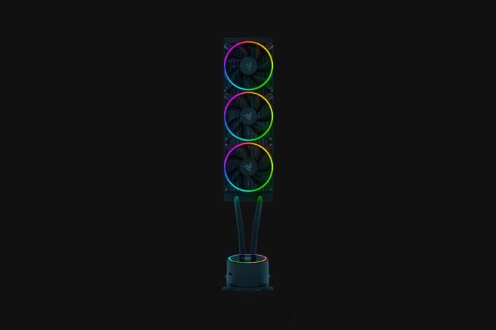 o singură culoare componenta pc N4VF18 răcitor de lichid hanbo chroma rgb aio (capac pompă argb) Razer