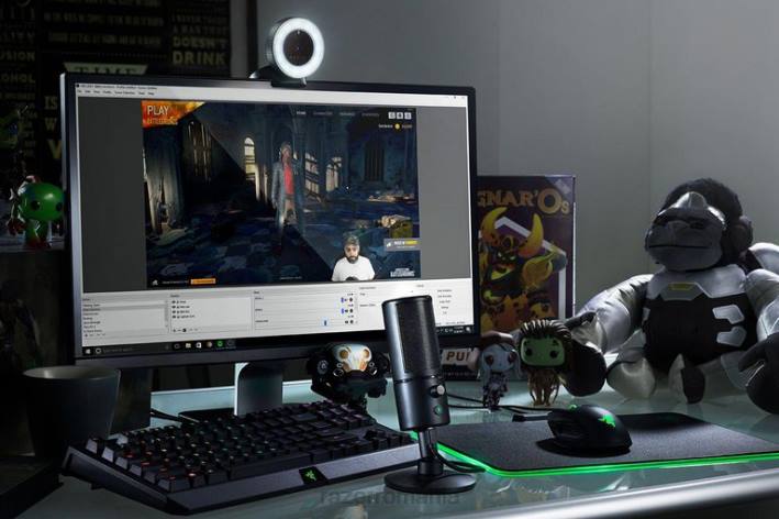 negru crearea de continut N4VF112 seiren Razer