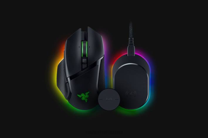 o singură culoare soareci N4VF30 pachet basilisk v3 pro + mouse dock pro Razer