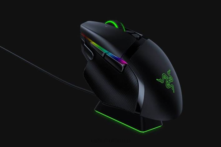 o singură culoare soareci N4VF35 basilisk ultimate cu stație de încărcare Razer