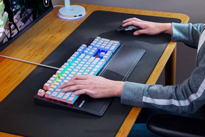 alb tastatură N4VF59 blackwidow v3 - comutator verde - noi - ediția roblox Razer