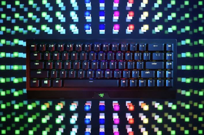 negru tastatură N4VF63 blackwidow v3 mini hyperspeed - comutator galben - noi Razer