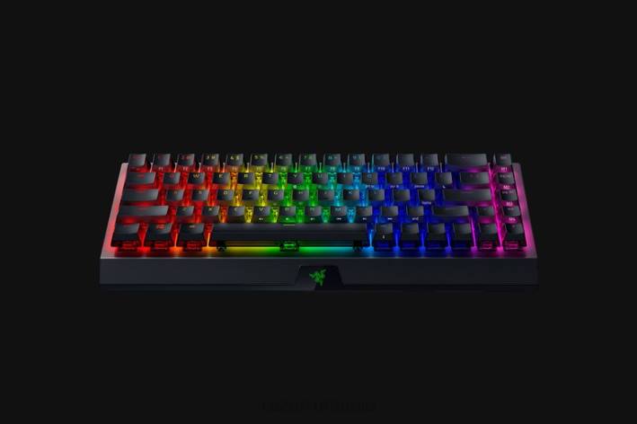 negru tastatură N4VF64 blackwidow v3 mini hyperspeed - ediția fantomă - comutator galben - noi Razer