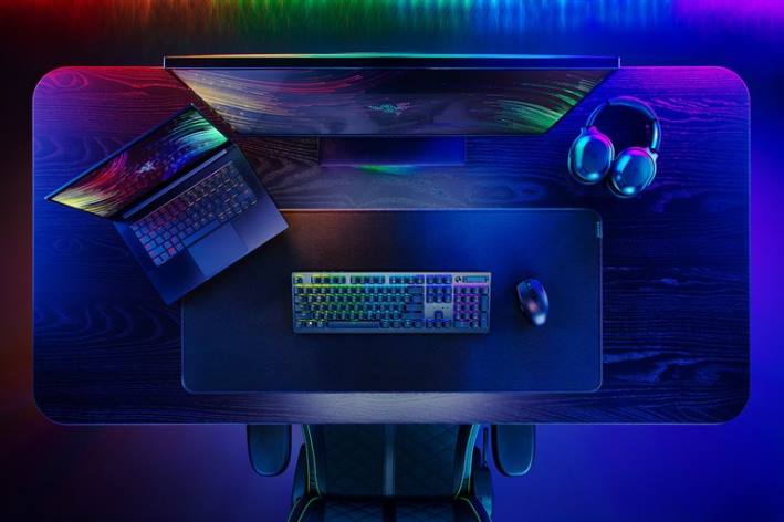 negru tastatură N4VF65 deathstalker v2 pro - comutator optic liniar - noi Razer