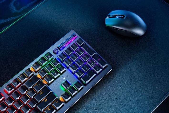 negru tastatură N4VF65 deathstalker v2 pro - comutator optic liniar - noi Razer