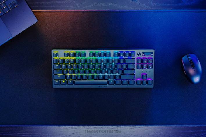 negru tastatură N4VF66 deathstalker v2 pro tenkeyless - comutator optic clicky - noi Razer