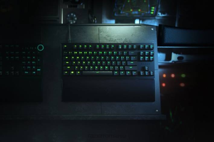 negru tastatură N4VF71 huntsman v2 tenkeyless - comutator optic clicky - noi Razer