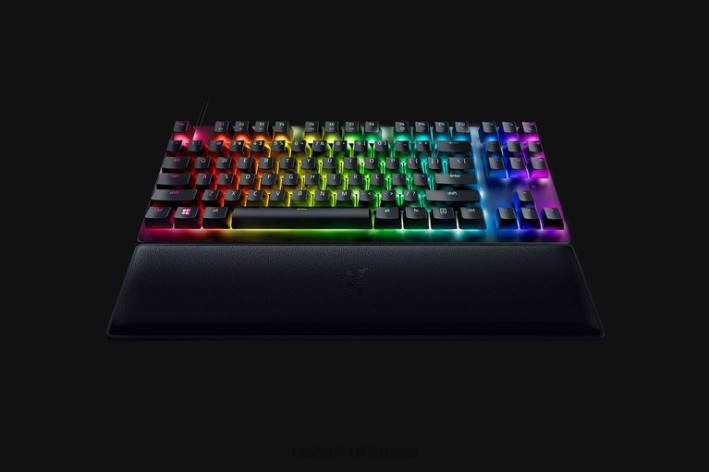 negru tastatură N4VF71 huntsman v2 tenkeyless - comutator optic clicky - noi Razer