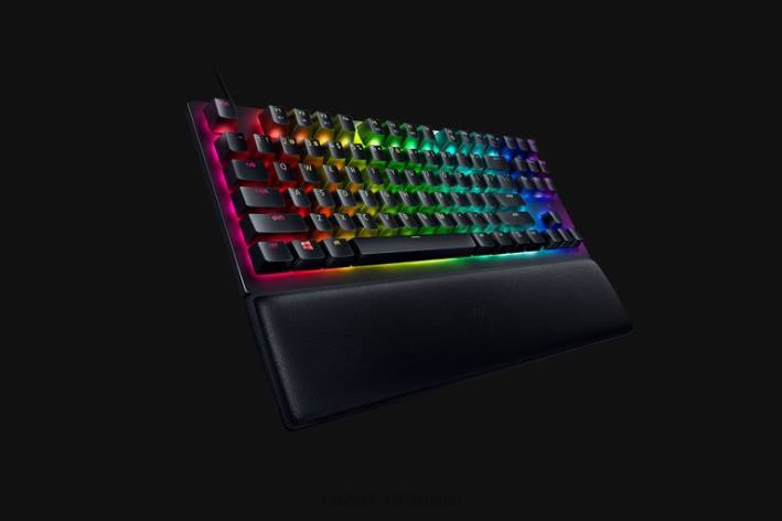 negru tastatură N4VF71 huntsman v2 tenkeyless - comutator optic clicky - noi Razer