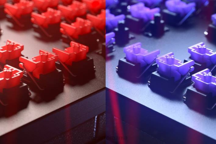 negru tastatură N4VF71 huntsman v2 tenkeyless - comutator optic clicky - noi Razer