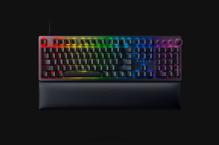 o singură culoare tastatură N4VF69 huntsman v2 - comutator optic clicky - noi Razer