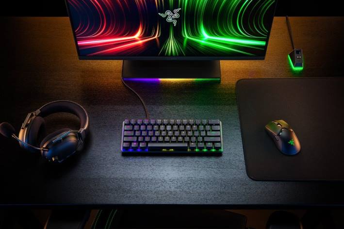 o singură culoare tastatură N4VF73 huntsman mini analog - noi Razer