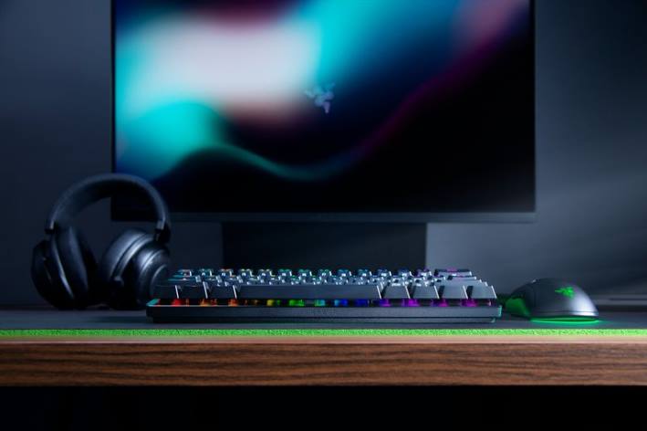 o singură culoare tastatură N4VF73 huntsman mini analog - noi Razer