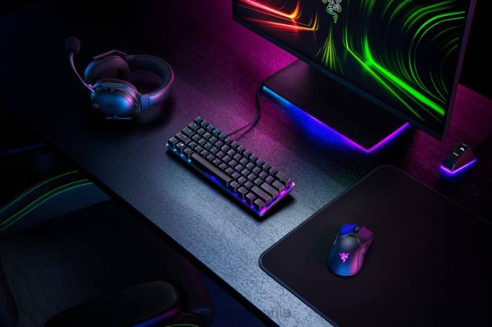o singură culoare tastatură N4VF73 huntsman mini analog - noi Razer