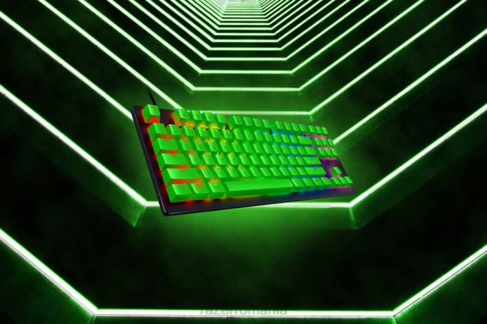 verde tastatură N4VF74 editia turneului huntsman - noi Razer