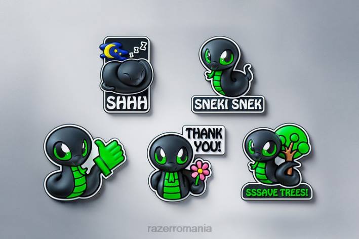 o singură culoare Angrenaj N4VF207 sneki snek magnet de frigider - sssave copaci Razer
