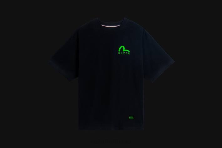o singură culoare îmbrăcăminte N4VF191 tricou cu imprimeu evisu daicock Razer