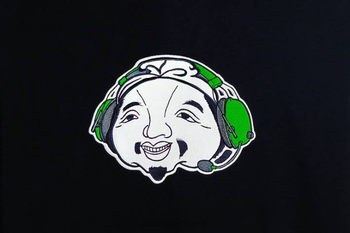 o singură culoare îmbrăcăminte N4VF193 hanorac evisu godhead Razer