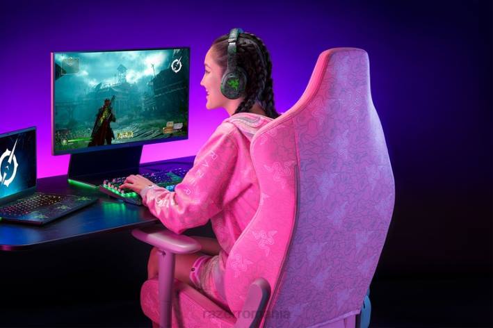 cuarţ scaun de gaming N4VF126 iskur Razer X *A Bathing Ape