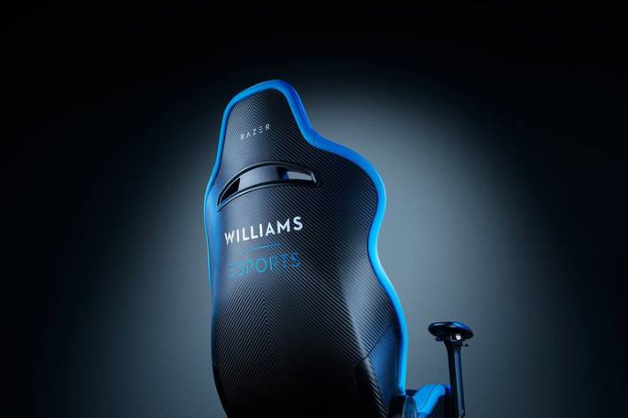 o singură culoare scaun de gaming N4VF124 enki pro - ediția williams esports Razer
