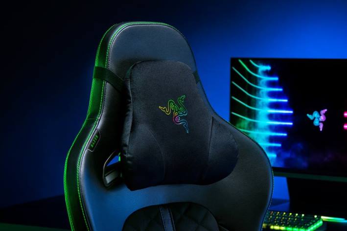 o singură culoare scaun de gaming N4VF144 croma pernă de cap Razer