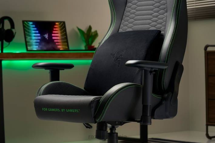 o singură culoare scaun de gaming N4VF146 pernă lombară Razer
